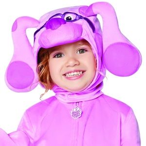 Pink blues clues puppy Halloween costume for toddler girls sz 2 like new